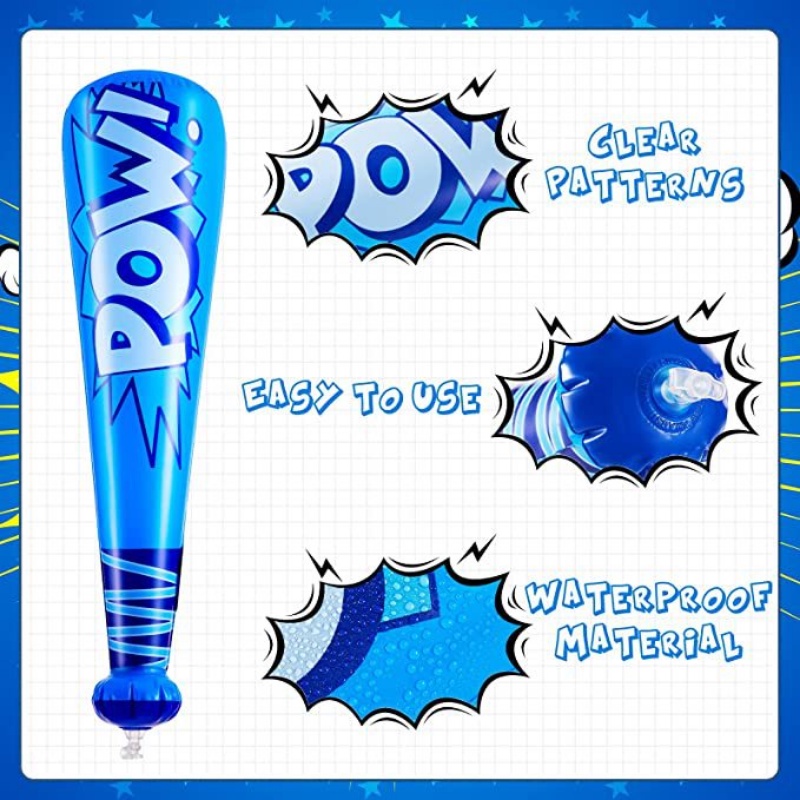 4 Styles Optional Premium Summer Inflatable Baseball Bat Stylish Cute ...