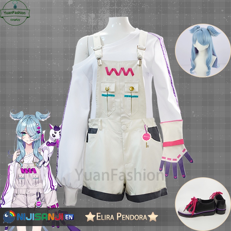 [Ready Stock] NIJISANJI Vtuber EN Phase 1 cosplay costume Elira Pendora ...