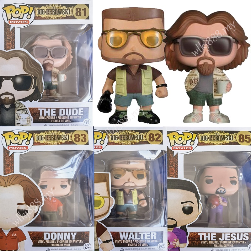 Funko POP The Big Lebowski The Dude 81 Walter Donny 83 85 The Jesus