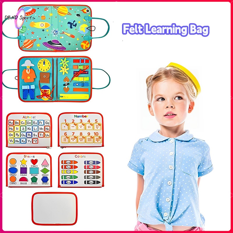 Infant & Toddler Felt Bag Montessori Early Education Flexible Training ...