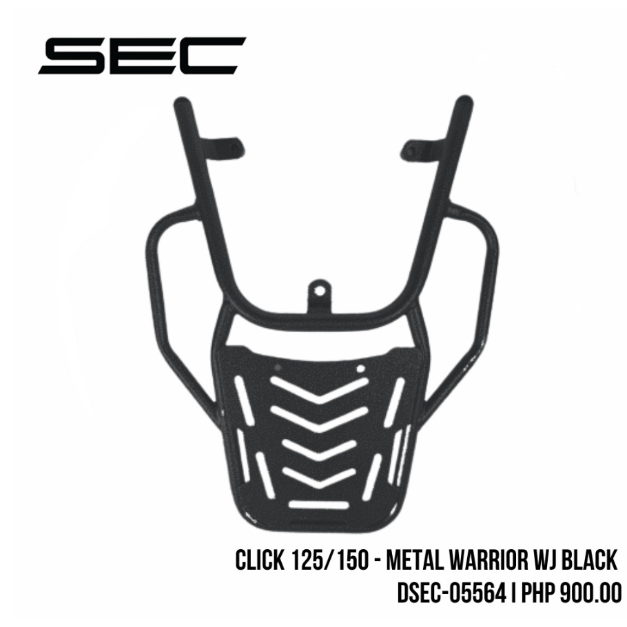 SEC Honda Click 125/150 DSEC-05564 Metal Warrior Bracket WJ Black ...