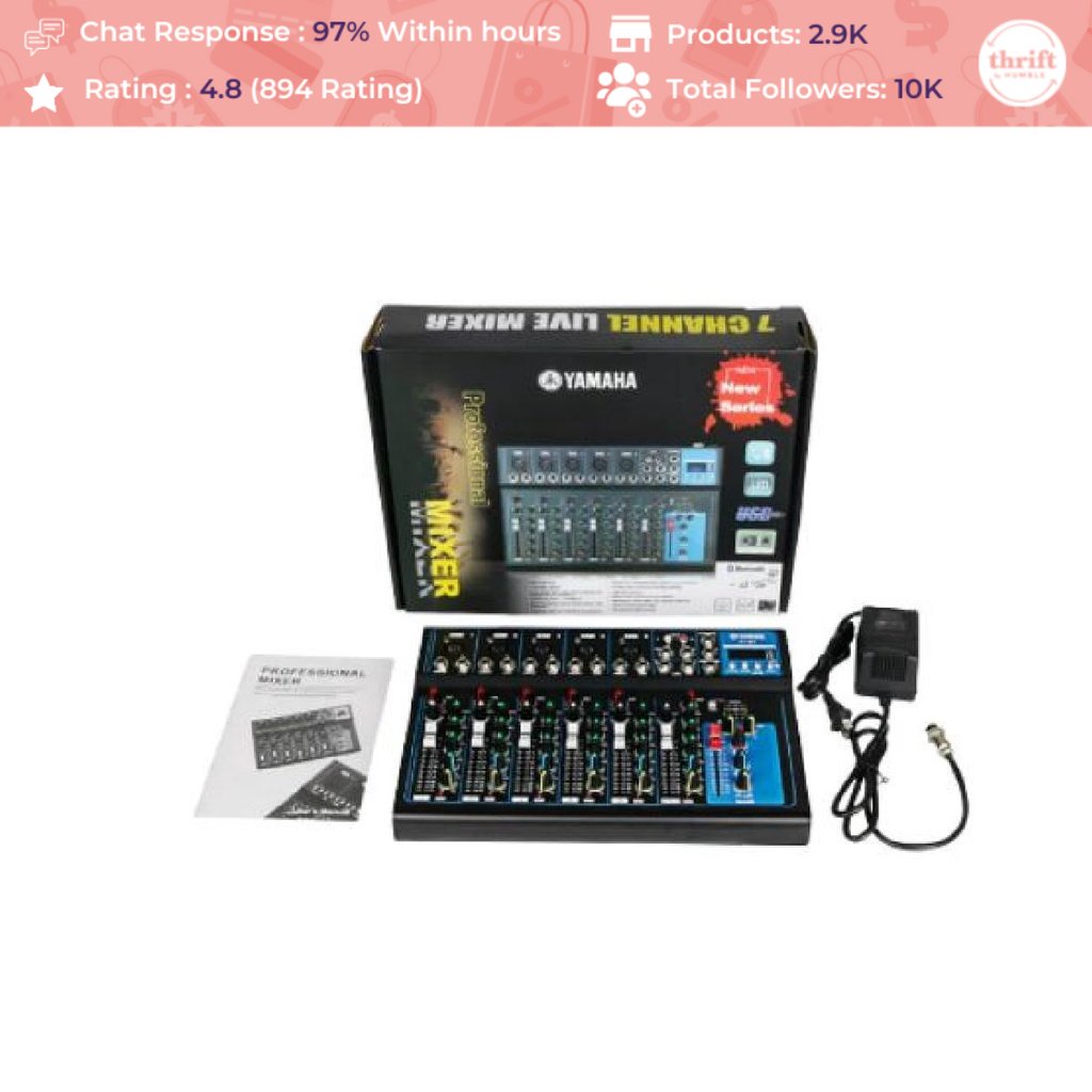 Yamaha Professional Mixer (F7BT) Shopee Philippines