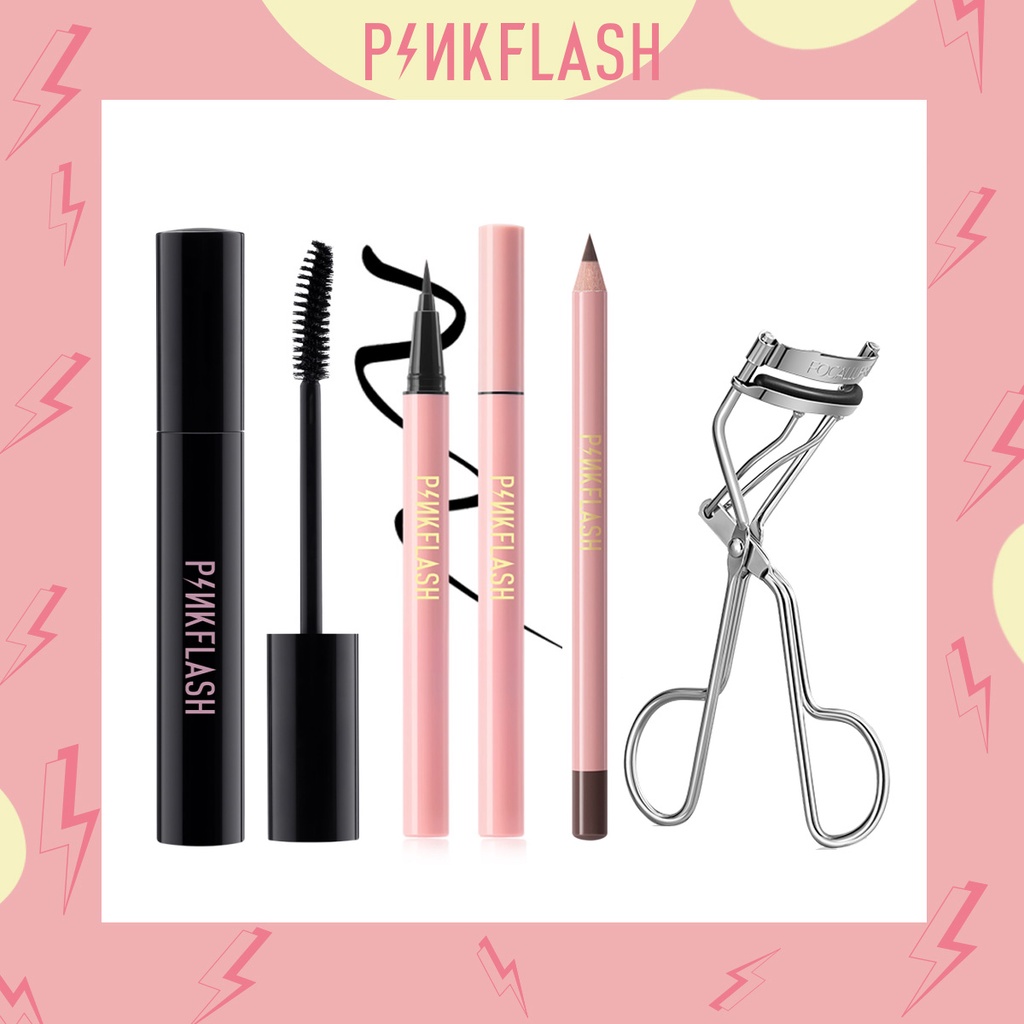PINKFLASH EYES MAKEUP SET Long Lasting Waterproof Mascara Black