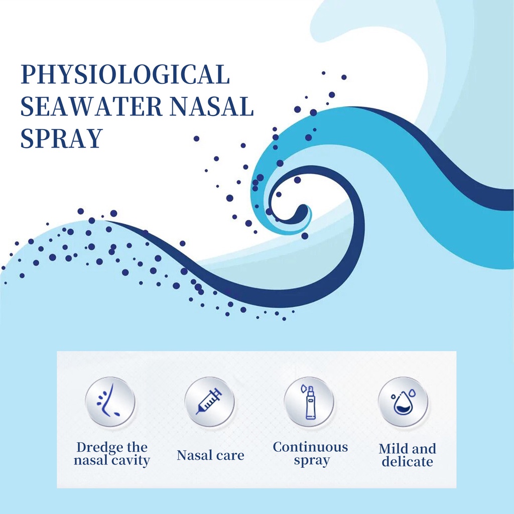 South Moon Physiological Seawater Nasal Spray Fast Relief Nasal Spray ...