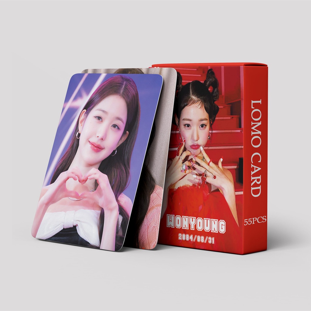 55pcs/box WONYOUNG IVE Photocards Lomo Cards Jang Won Young Kpop ...