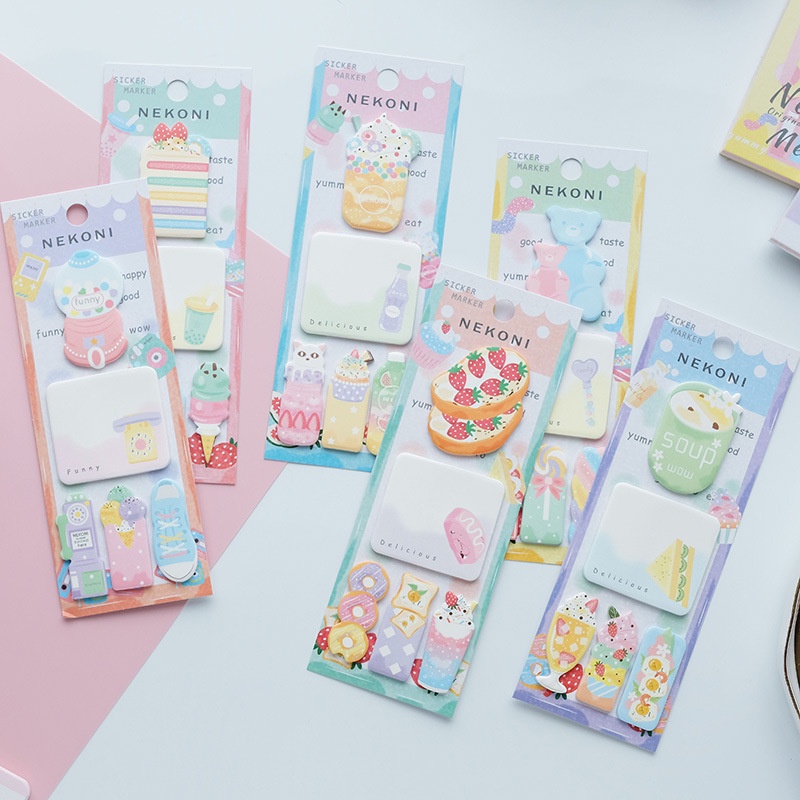 1 Piece Candy Cake Bear Gourmet Sticky Notes | Shopee Philippines