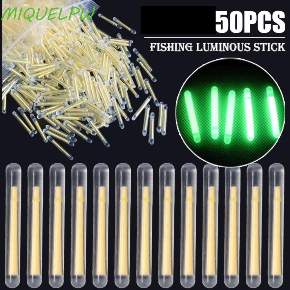 MIQUELPW Fishing Glow Stick 50pcs Useful High Brightness Noctilucent