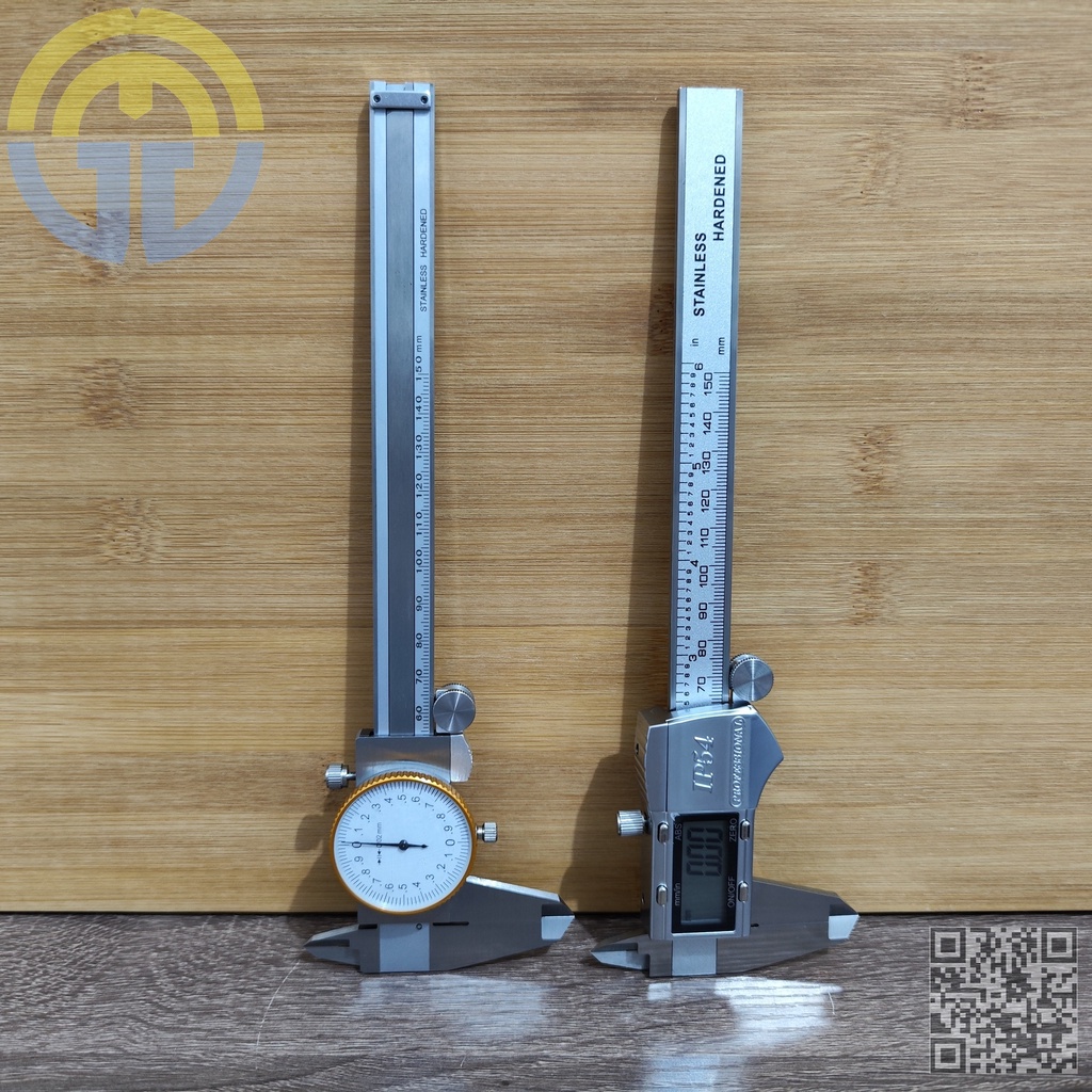 Professional Hardened Stainless Steel Digital Dial Vernier Caliper 1