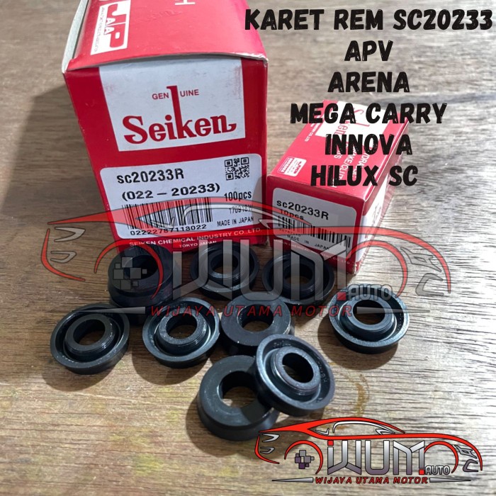 10pcs BRAKE RUBBER 20233 APV ARENA MEGA CARRY INNOVA HILUX SINGLE CABIN ...