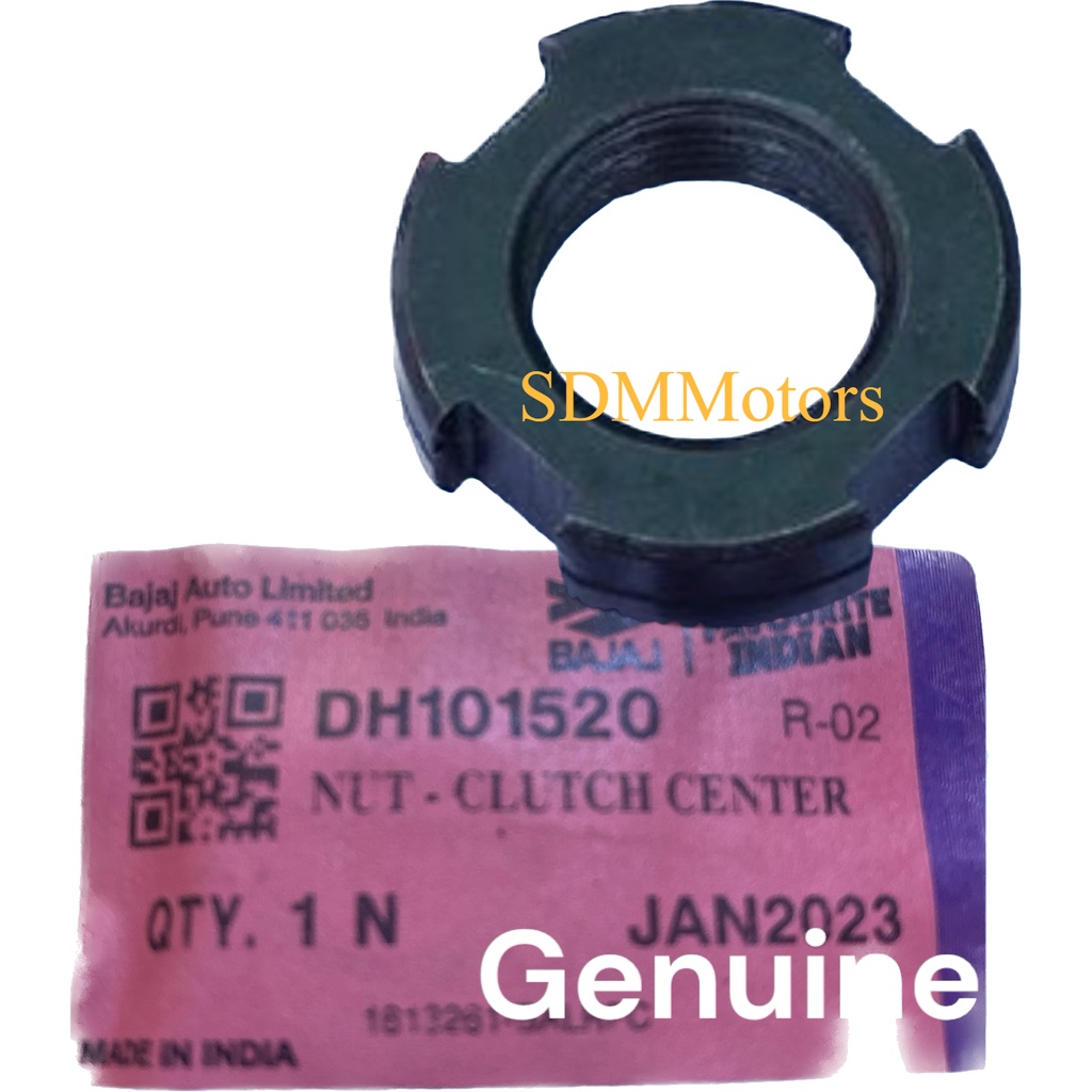 NUT CLUTCH CENTER LOCK REVERSE THREAD Boxer CT150 Rouser 135 DH101520 ...