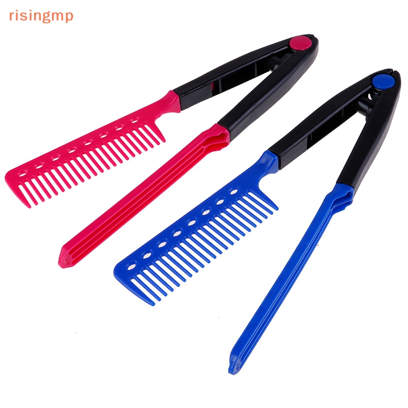 [risingmp] 1pc V Type Hair Comb Hair Straightener Combs DIY Haircut