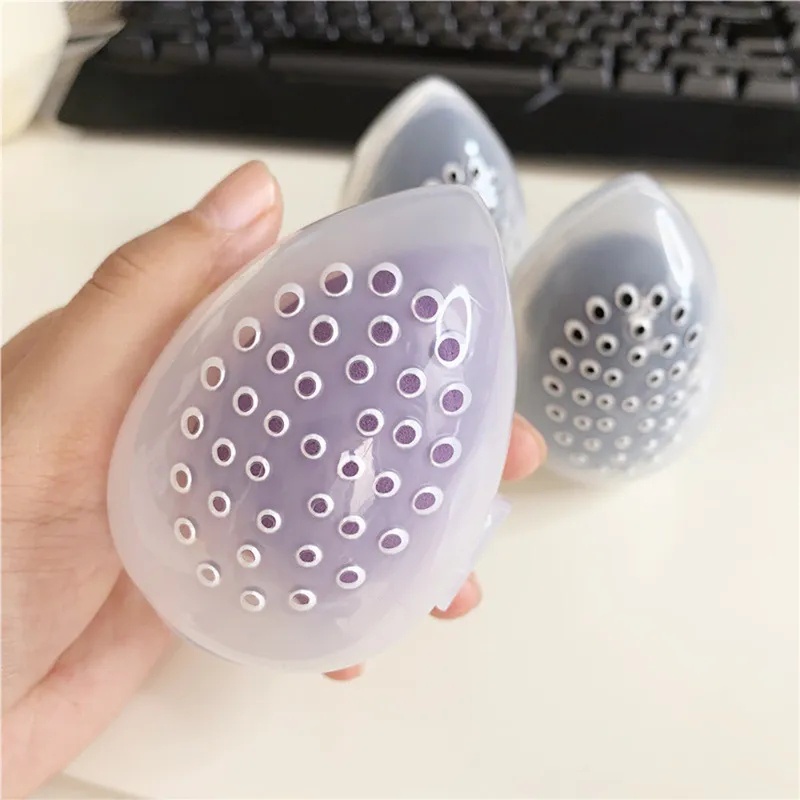 Transparent Beauty Sponge Storage Box/Portable Dustproof Beauty Puff ...
