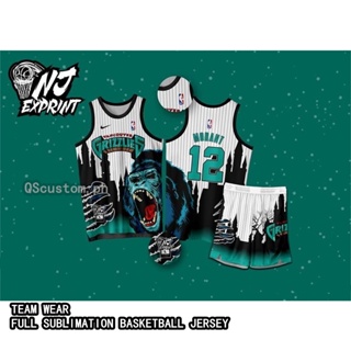 2020 Grizzlies Memphis Full Sublimated Jersey Designs (Summer