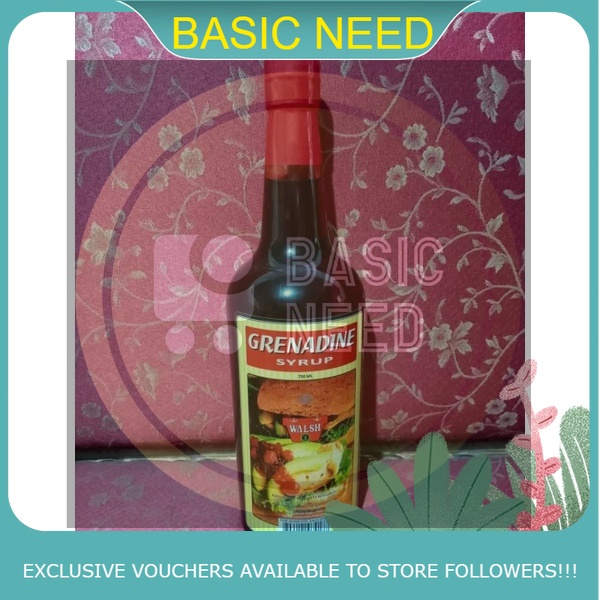 750ml Grenadine Syrup for Shirley Temple Drink Shopee Philippines