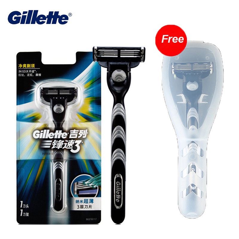 Gillette Mach 3 Men's Razor Manual Shaver Safety Razor Face Shaver ...