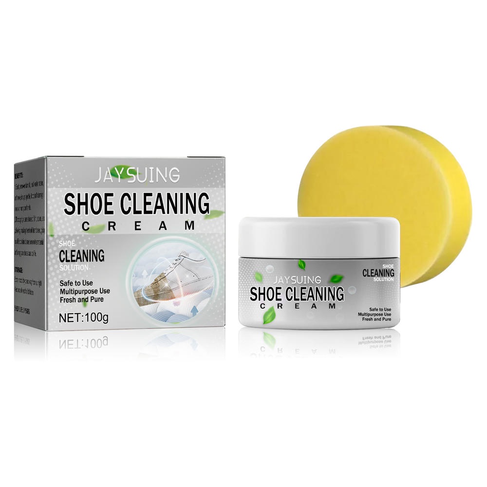 Little White Shoe Shine Paste Cleans Edge Stains Oxidation Yellowing
