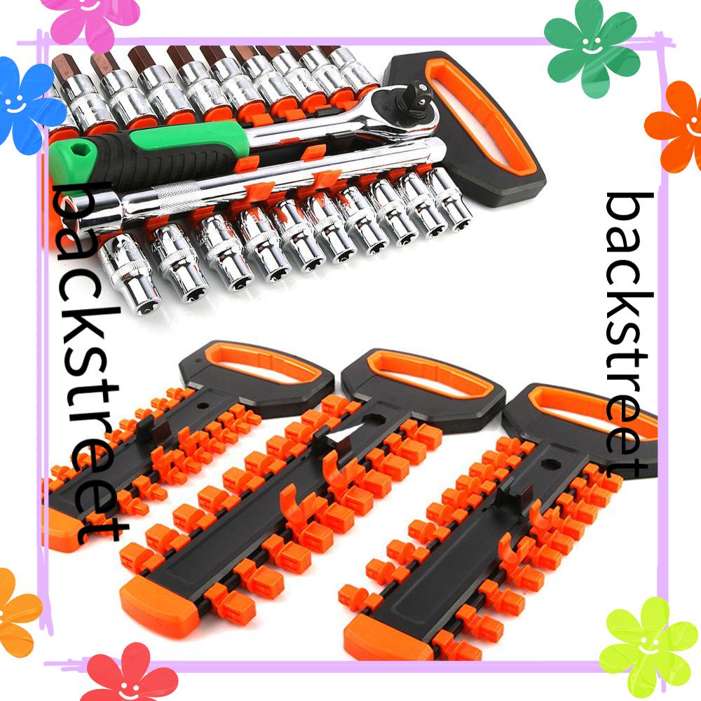 BACKSTREET Socket Wrench Storage Rack Portable Hand Tools Socket Hanger ...