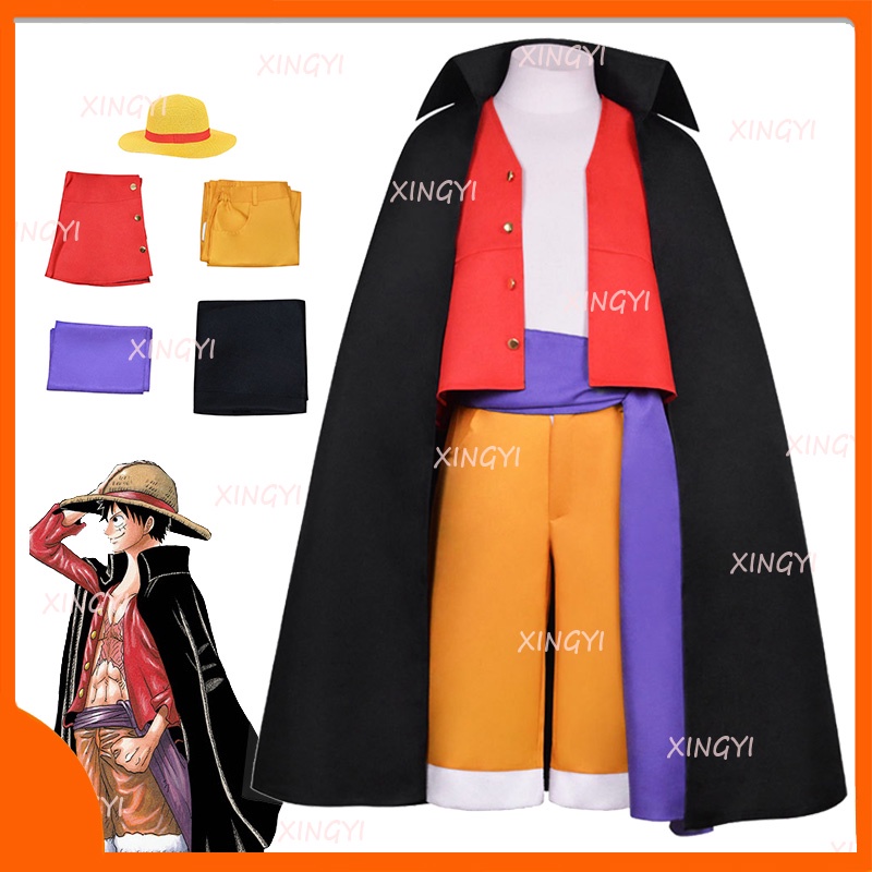 Adult One Piece Series Wano Country Monkey D Luffy Cosplay Men S Set