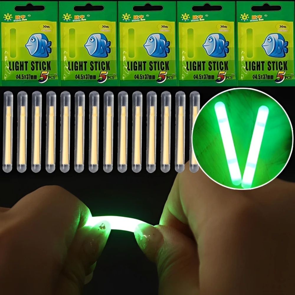 50pcs Fishing Float Light Stick Fireflies Fluorescent Lightstick Night