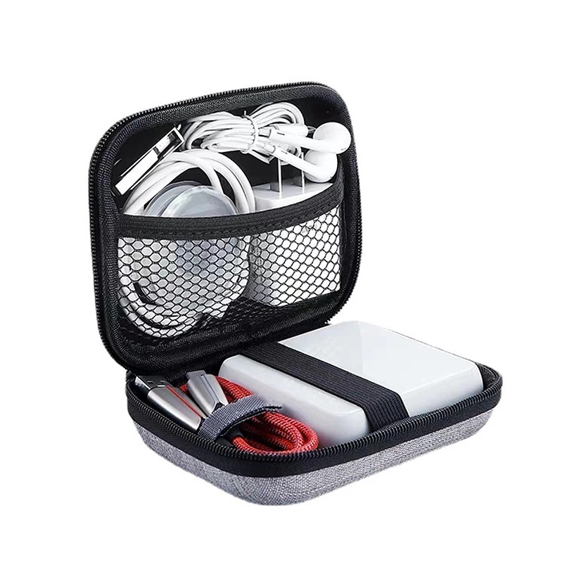 Multifunctional Creative Earphone Storage Box Hard Shell Data Cable ...