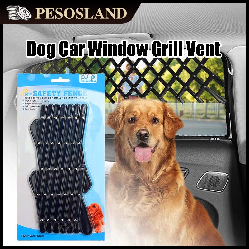 Universal Pet Car Window Grill Vent Telescopic Car Window Fence For Dog