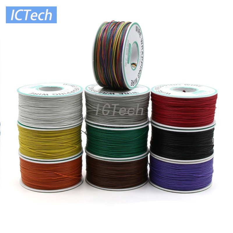 Wire Wrapping Wire 30AWG Tinned Copper PCB Solid Wire Line | Shopee ...