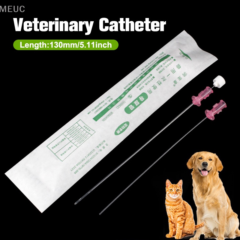 Meuctiffy Cat Catheter with Stylet 3Fr End Hole 4Fr Side Holes
