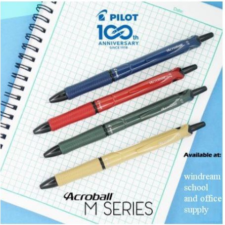 Pilot Acroball M Series Black Ink by 10 PCS/box | Shopee Philippines