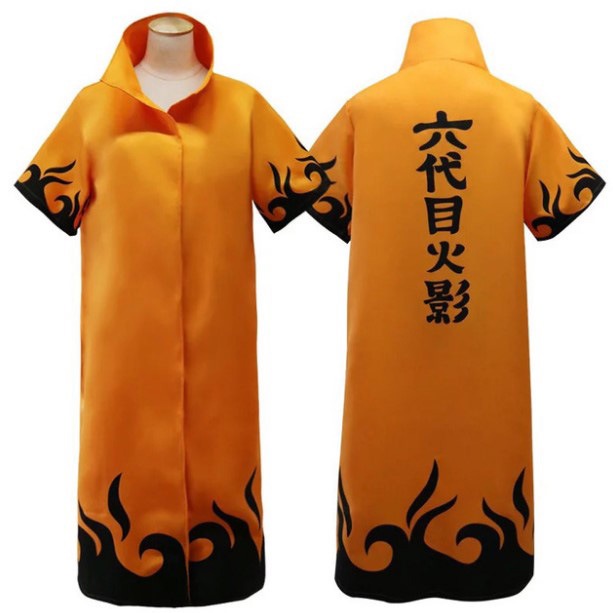 Naruto Cosplay Costume Naruto Th Hokage Namikaze Minato Naruto Uzumaki Cloak Robe White Cape