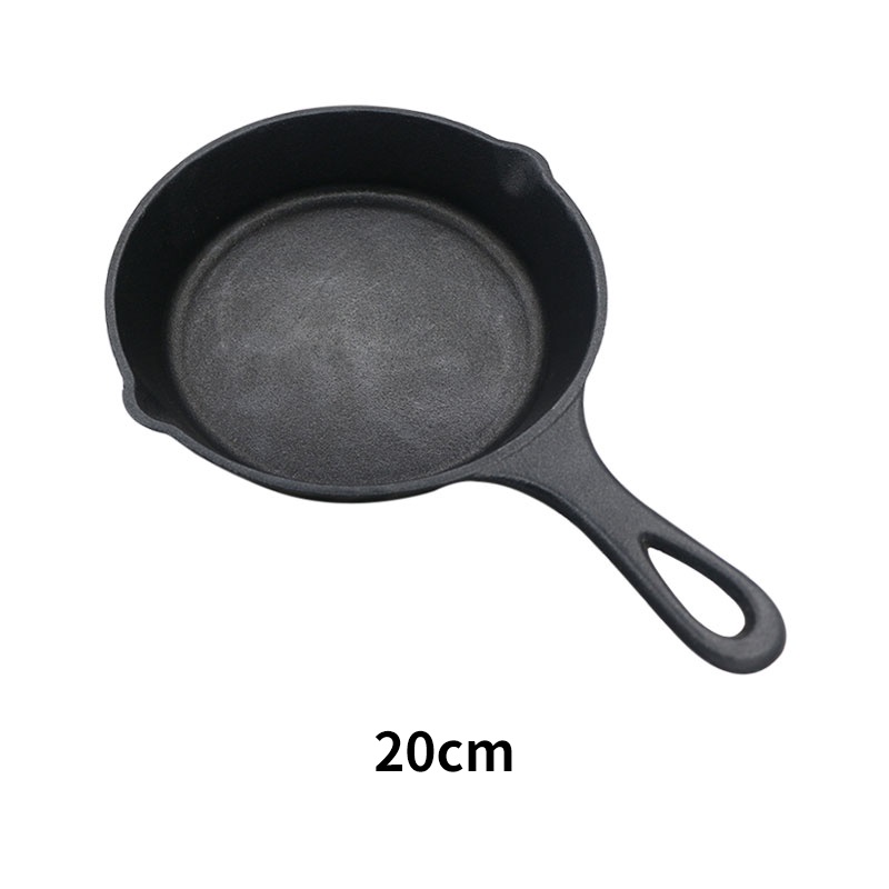 【Thickened】Cast Iron Pans Nonstick Frying Pan Fried Roasted Skillets