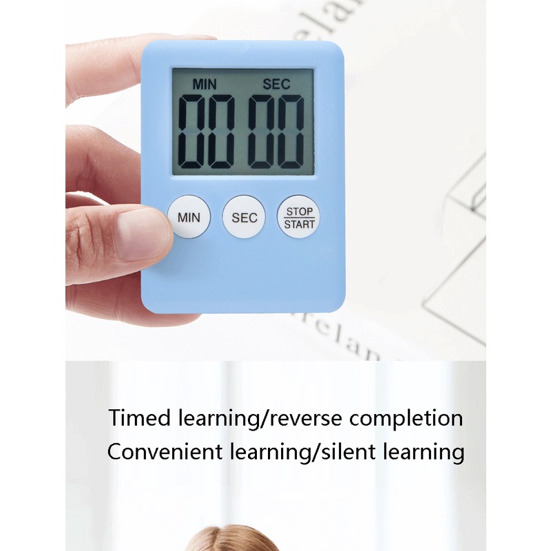 Single Timer Kitchen Clock Egg Clock Digital Timer Stop Watch Baking ...