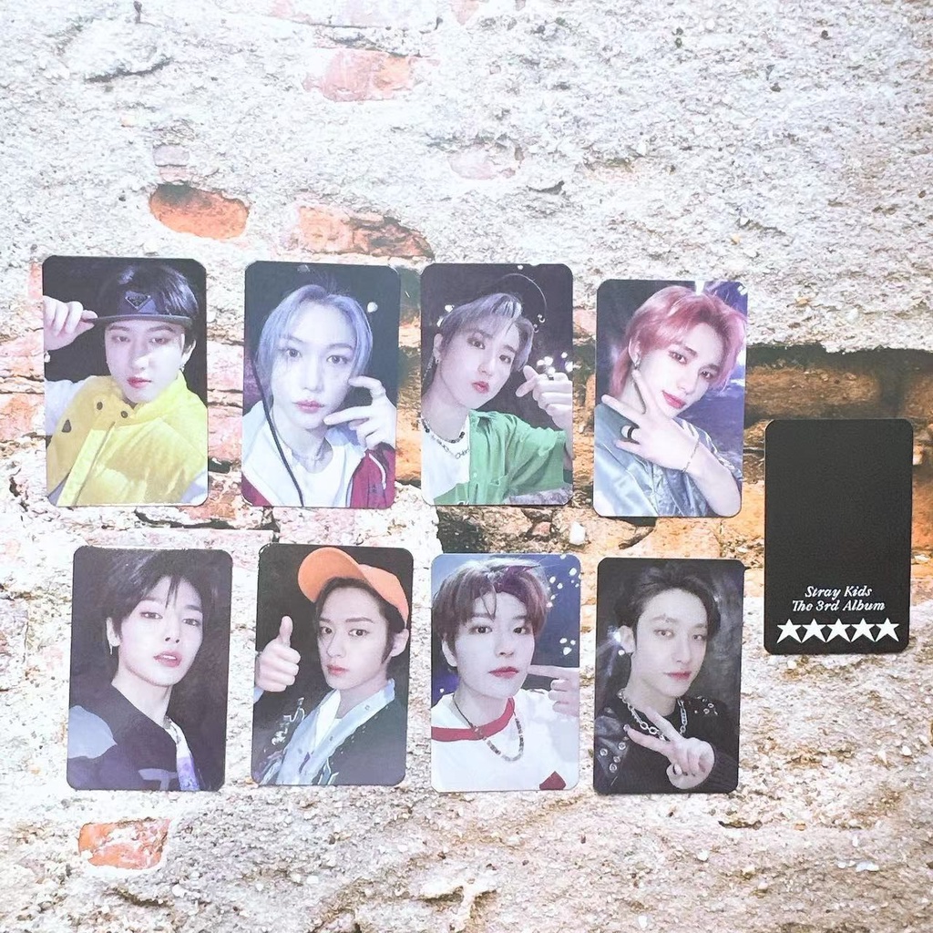 Hoodie 55-Piece Photocard Set - SKZ HOP Album Lomo Cards (Red