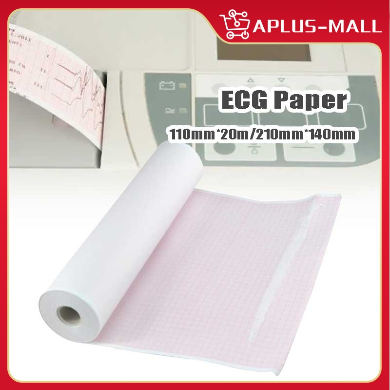 ECG Paper 210mm x 140mm x 20m / 110mm x 20m - Z Fold Pad / Roll ...