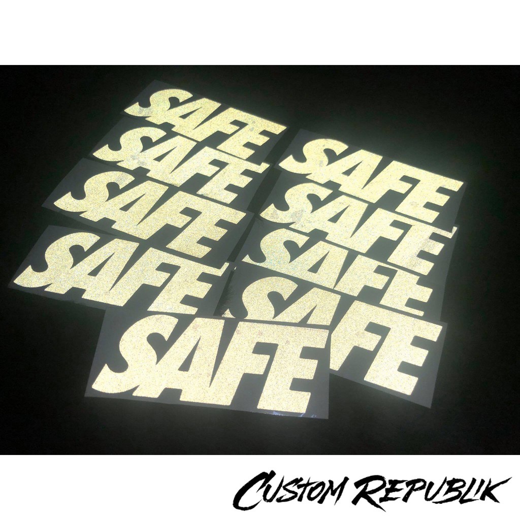 Safe Sticker 3M Reflectorize | Shopee Philippines