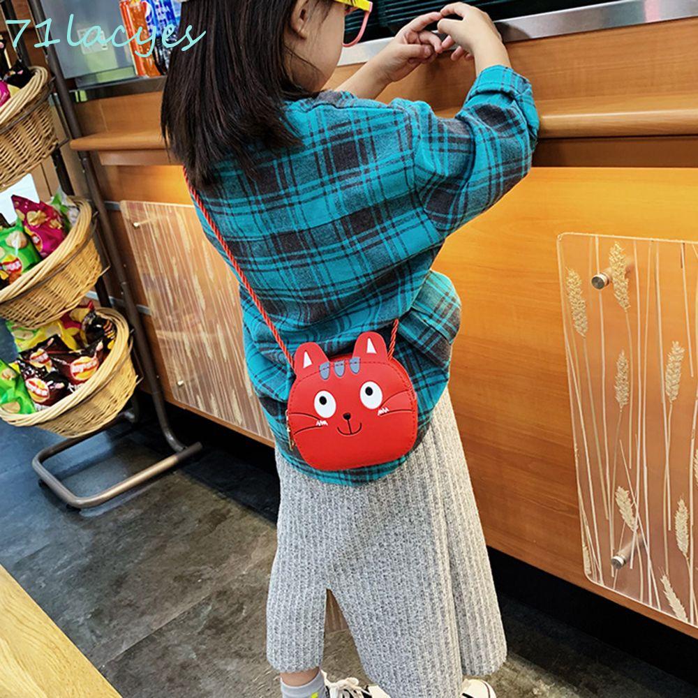 LACYES Cartoon Anime Messenger Bag Mini Crossbody Bags Children's