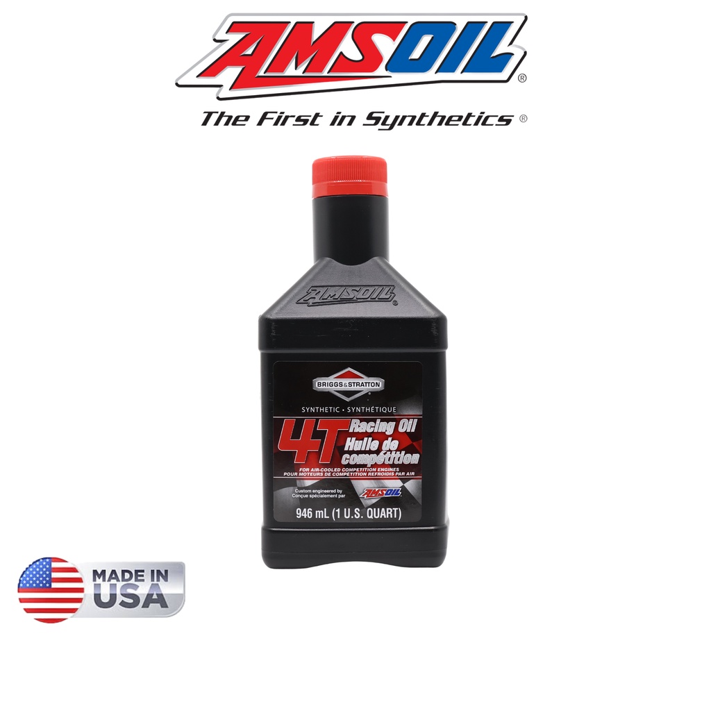AMSOIL BRIGGS & STRATTON 4T RACING OIL (GOKART OIL) (1 Quart) Shopee