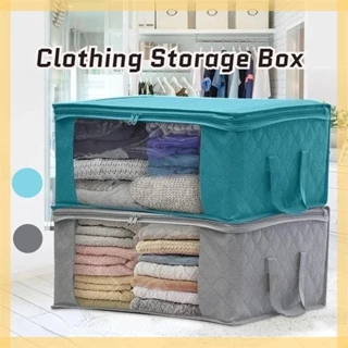 Storage Case Non Woven Zipper Closet Organizer Storage Box for Quilt  Storage Bag