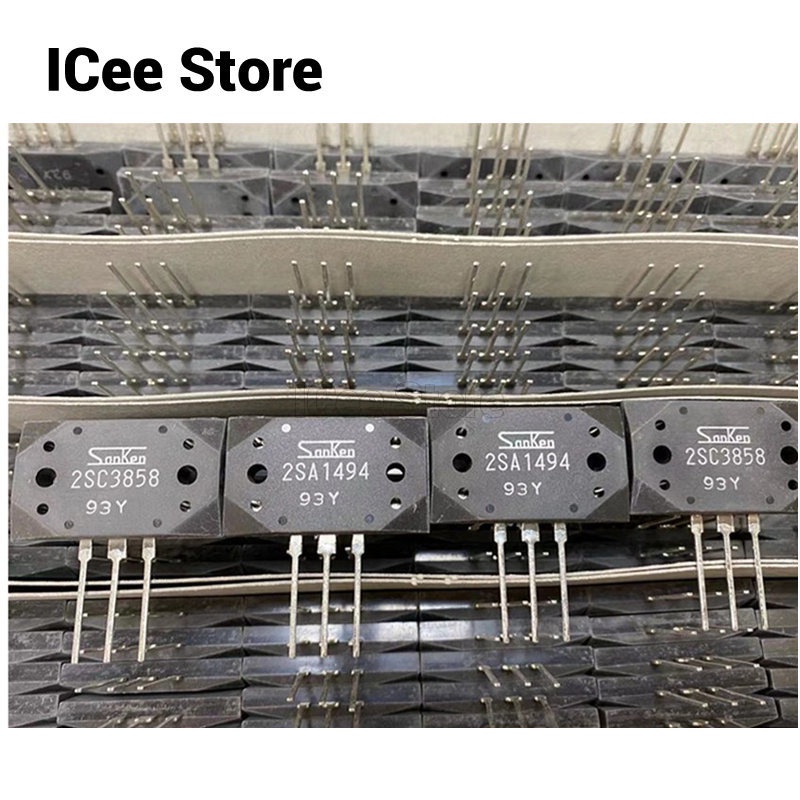 1 Pair Original Sanken Transistor 2SA1494 2SC3858 MT-200 Silicon A1494