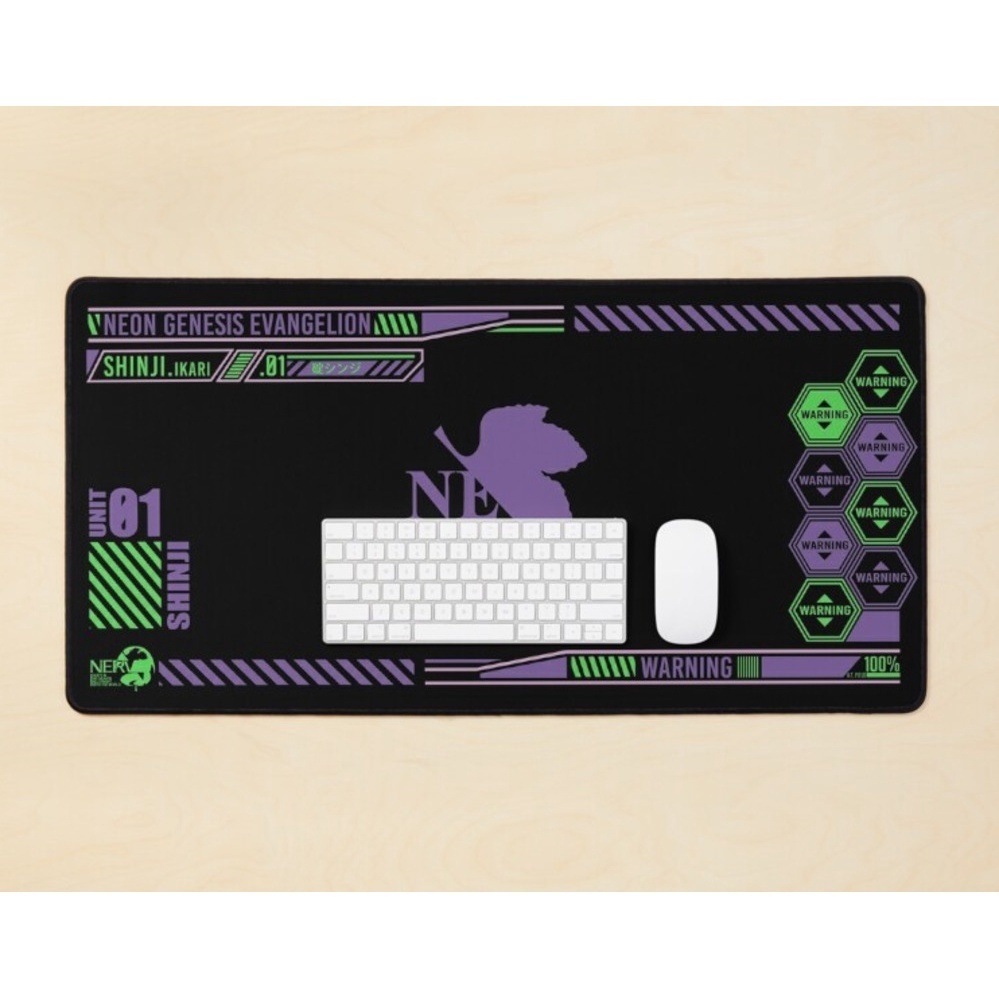 Evangelion Shinji theme Mouse Pad Company Personalized Gamer Keyboard ...