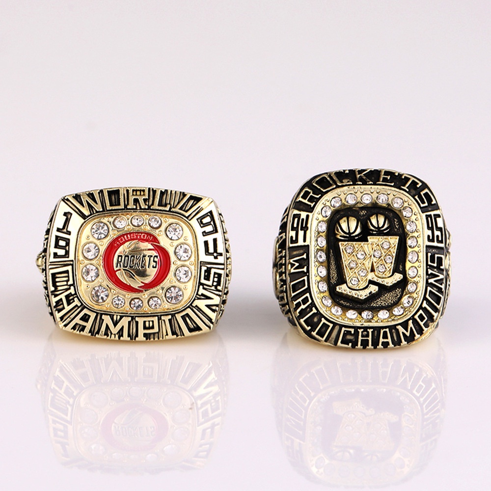 Nba Basketball 1994 1995 Houston Rockets Championship Ring Alloy Ring ...