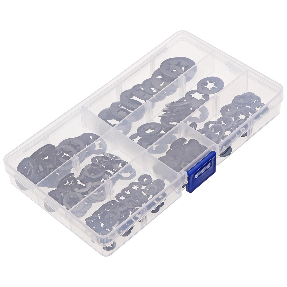 280/260pcs Bearing Clamp Washer Retaining Rings Flower Push On Locking ...