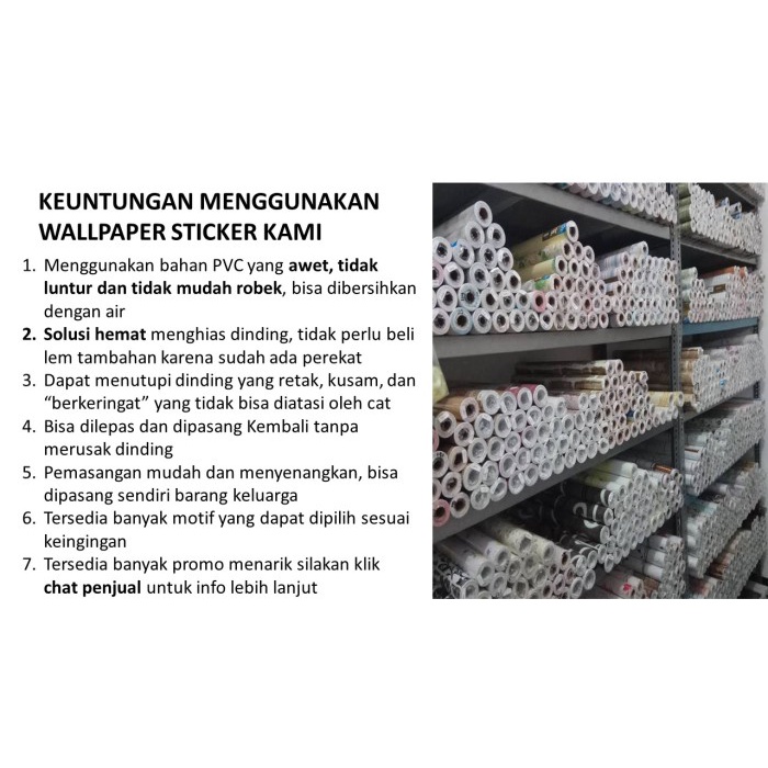 PUTIH Wps068 White Brick ONE wallpaperWall Sticker wallpaper Shopee