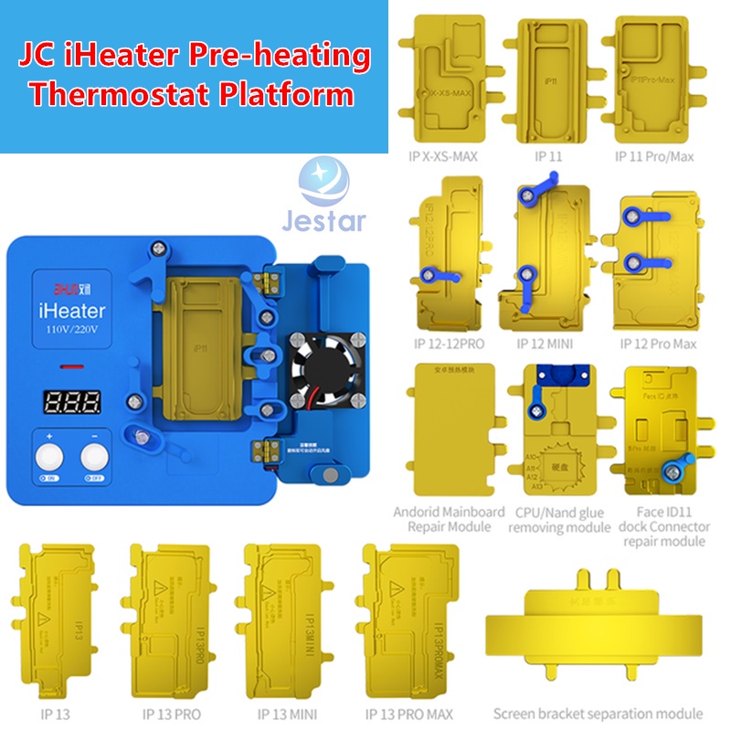 JC iHeater Pre-heating Station Platform for Phone X-15 Pro Max Series ...
