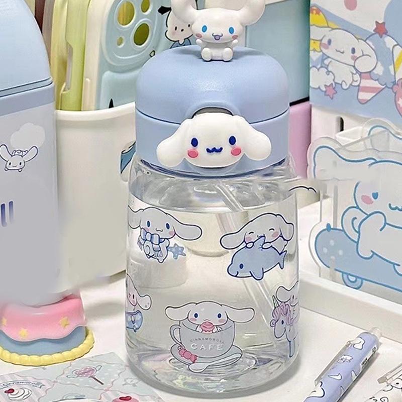 400ML Sanrio Kuromi My Melody Cinnamoroll Water Bottle Plastic Cartoon ...