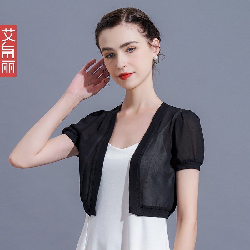 Women's short/Long Sleeve Summer shawl Bolero Cardigan Cropped Shrug Coat  CAPE