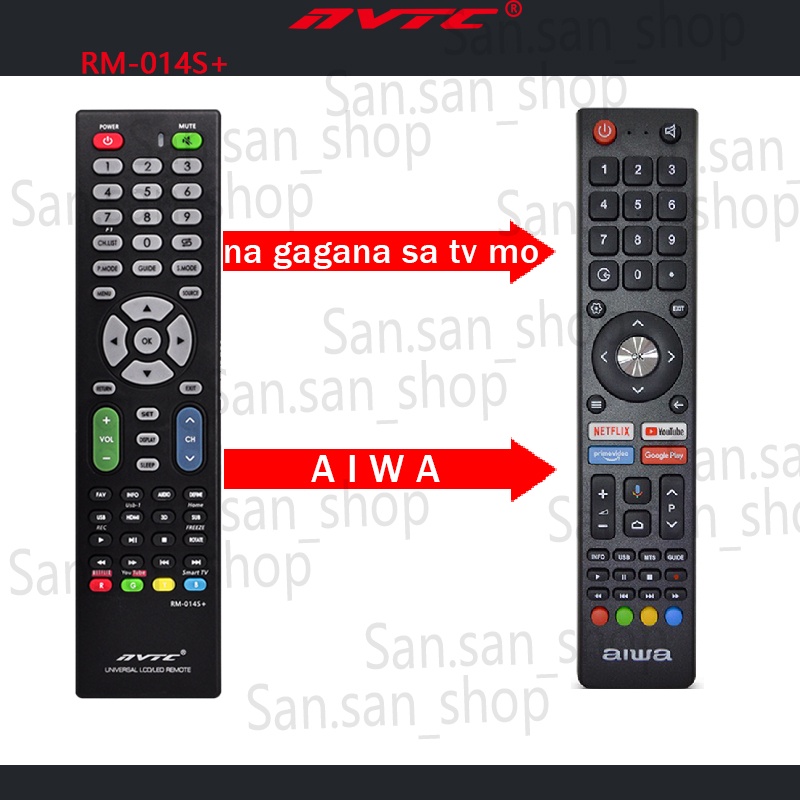 100% Universal remote control for AIWA smart tv remote na gagana sa tv ...