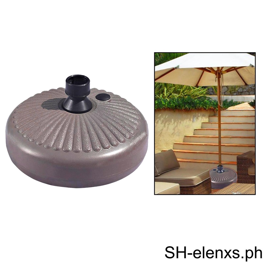 Sturdy Fixed Sandbag for Summer Beach Parasol Stand and Patio Umbrella Base Replacement Black