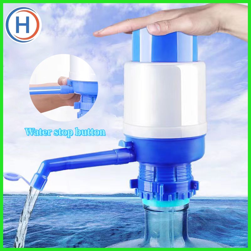 HEKKAW Water Hand Press Pump Dispenser Bottled Drinking 56 gallons