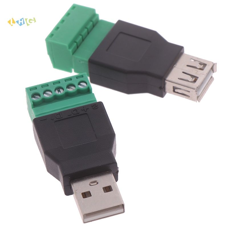 [LHG] USB 2.0 type a male female to 5p screw shield terminal plug ...