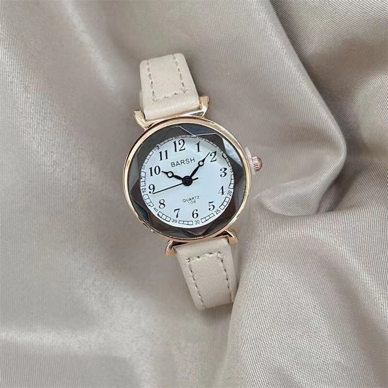 White Pointer Style Student Watch Female High-Appearance Niche Light ...